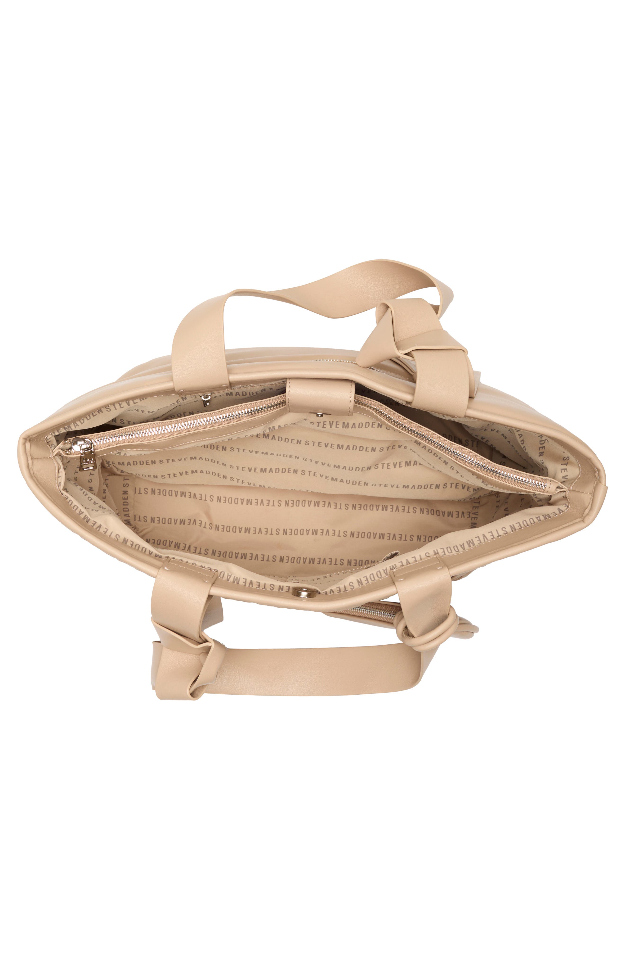 Steve Madden Bmiro Woven Tote Bag, Alternate, color, Stone