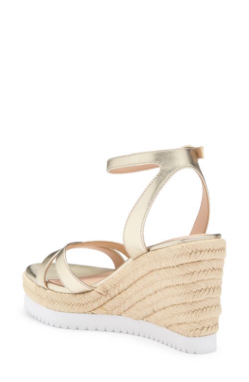 Stuart Weitzman Catlina Espadrille Wedge Sandal In 0