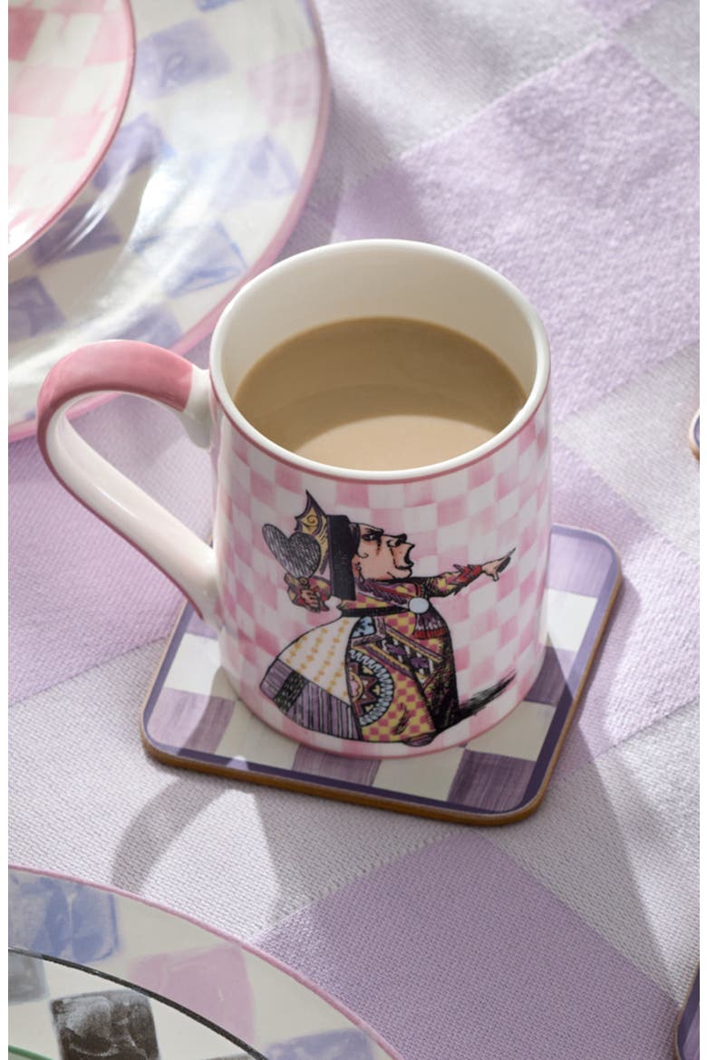 Duchess Check Mug, Alternate, color, PINK