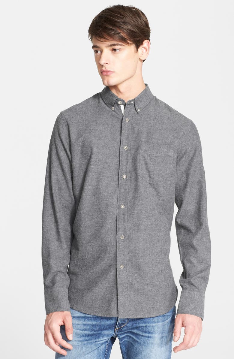 rag & bone Standard Issue Trim Fit Sport Shirt, Main, color, 