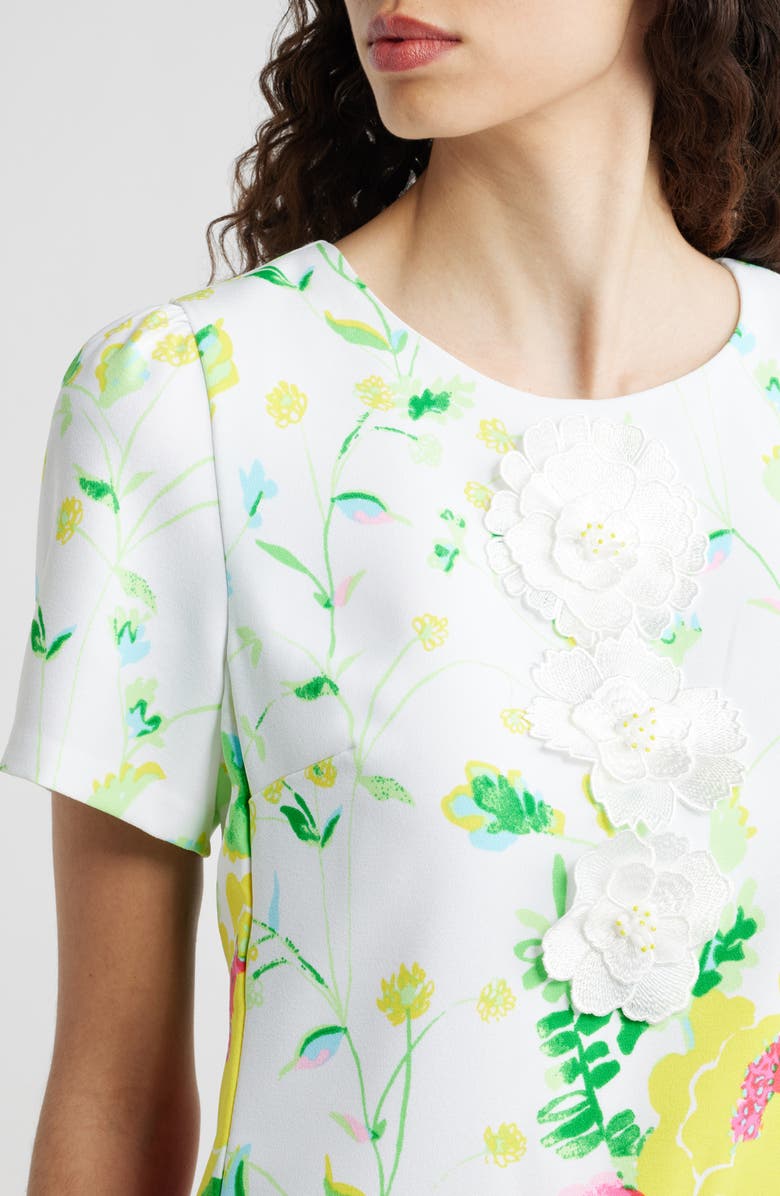 Lilly Pulitzer<sup>®</sup> Edita Floral Shift Dress, Alternate, color, Multi Poppy Party