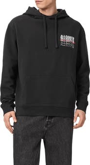 AllSaints Graphene Logo Cotton Hoodie