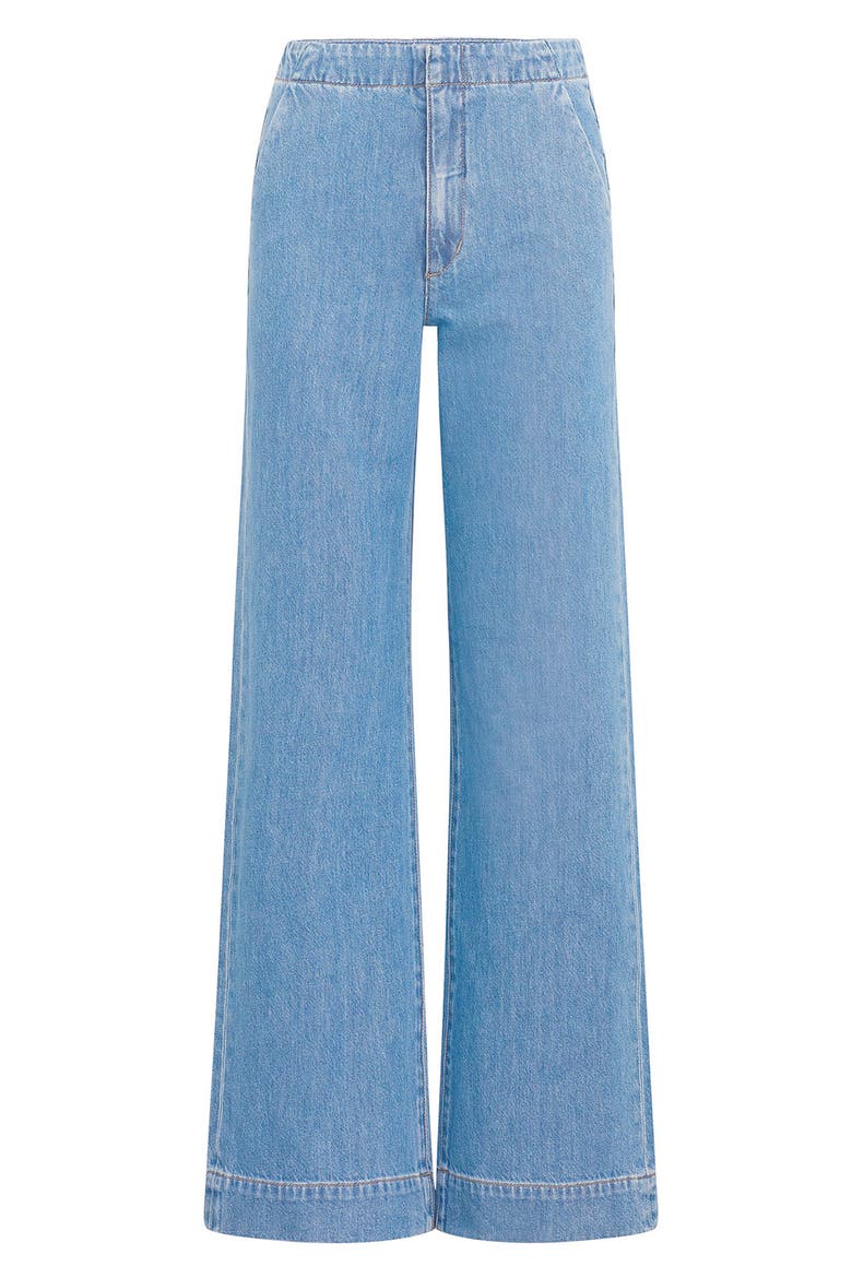 The Clean High Waist Wide Leg Trouser Jeans, Alternate, color, COPIOUS