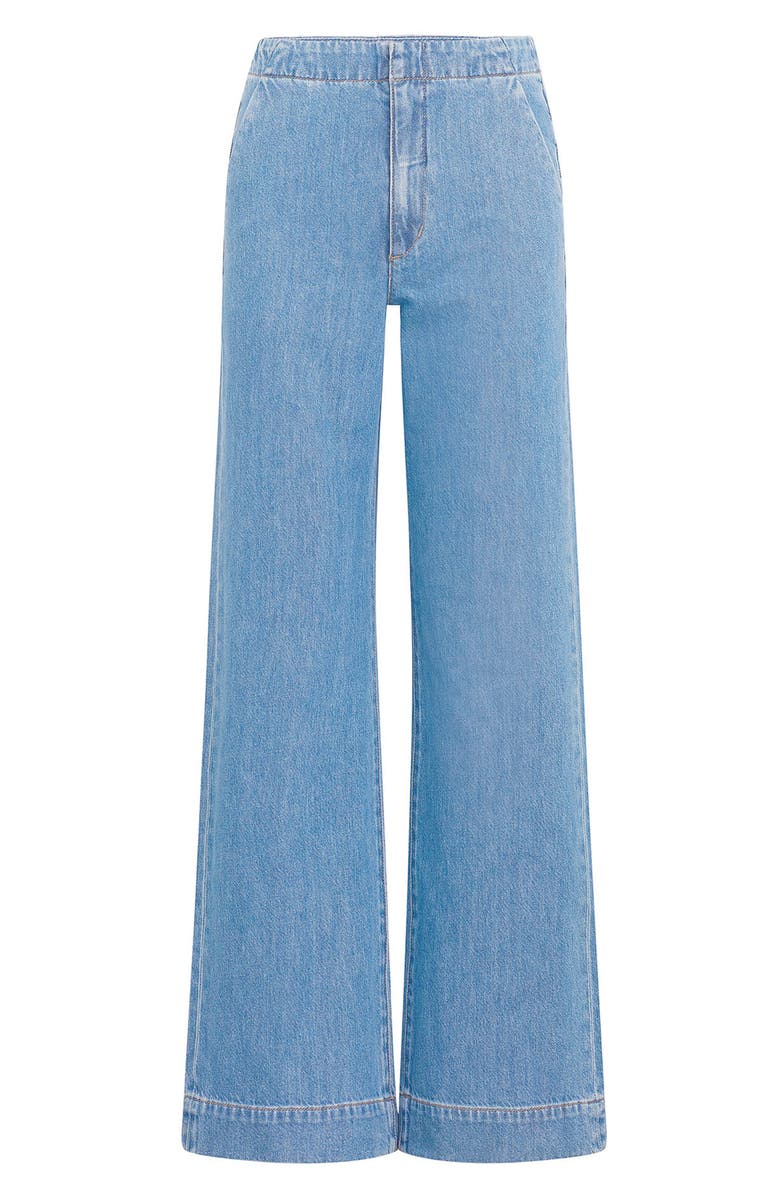 Joe's The Clean High Waist Wide Leg Trouser Jeans, Alternate, color, Copious