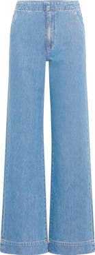 Joe's The Clean High Waist Wide Leg Trouser Jeans