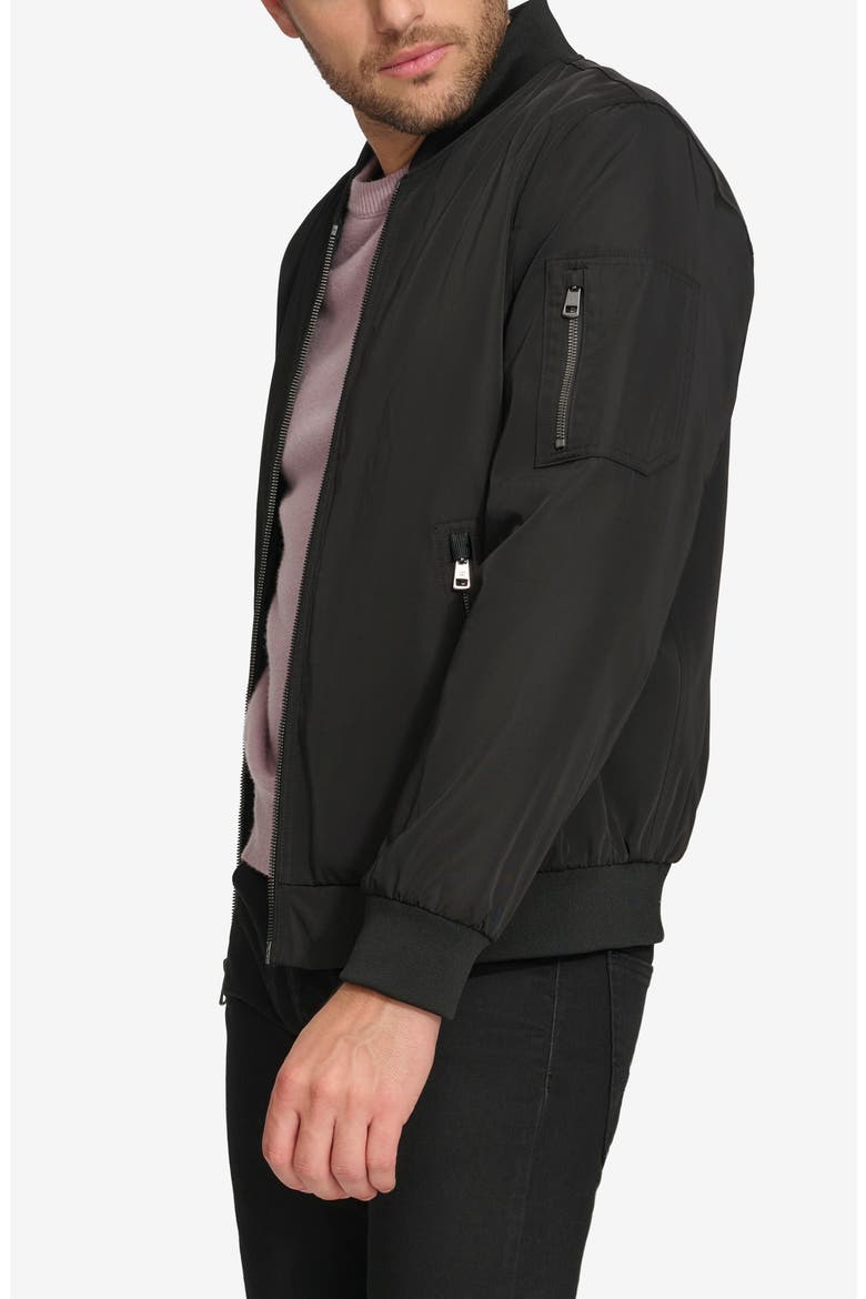 Bomber Flight Jacket, Alternate, color, BLACK