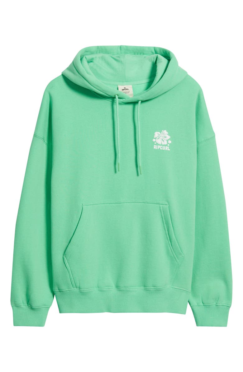 Rip Curl Surf Puff Heritage Hoodie Pullover, Alternate, color, Green