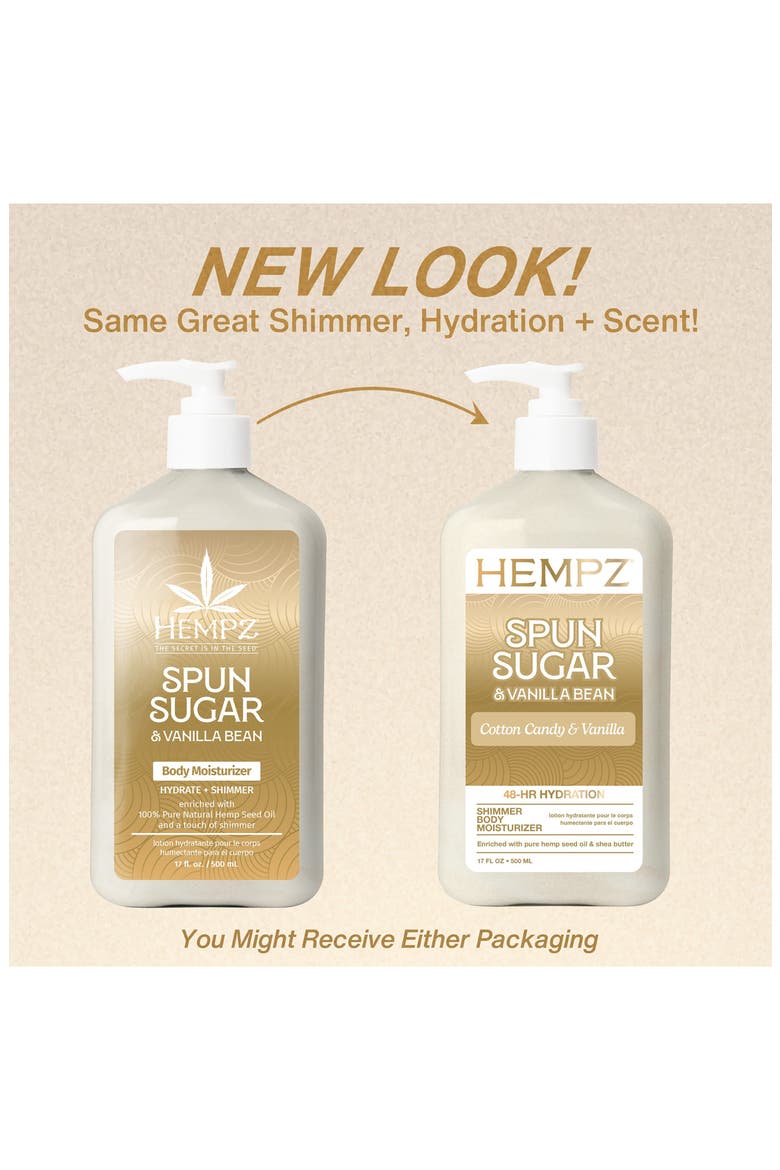 Spun Sugar & Vanilla Bean Body Moisturizer, Alternate, color, NO COLOR