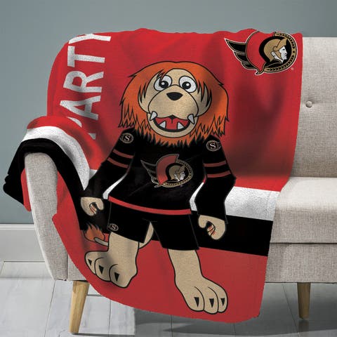 Ottawa Senators Sparty 60" x 80" Raschel Throw Blanket