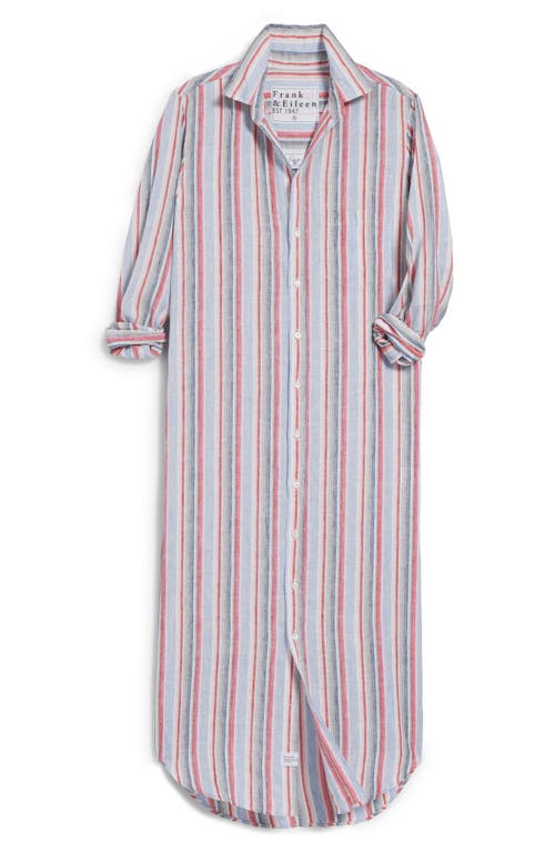 Frank & Eileen Long Sleeve Linen Midi Shirtdress