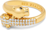 Nialaya Twisted Panther Gold Ring