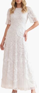 Needle & Thread Carmen Ruffle Maxi Dress