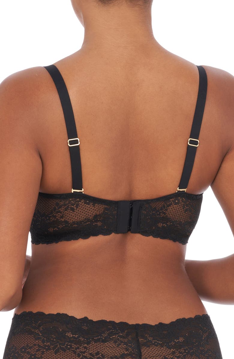 Natori Heavenly Lace Convertible Balconette Bra, Alternate, color, 