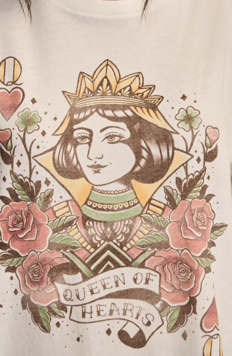 Lucky Brand Tattoo Queen Graphic T-Shirt, Alternate, color, 