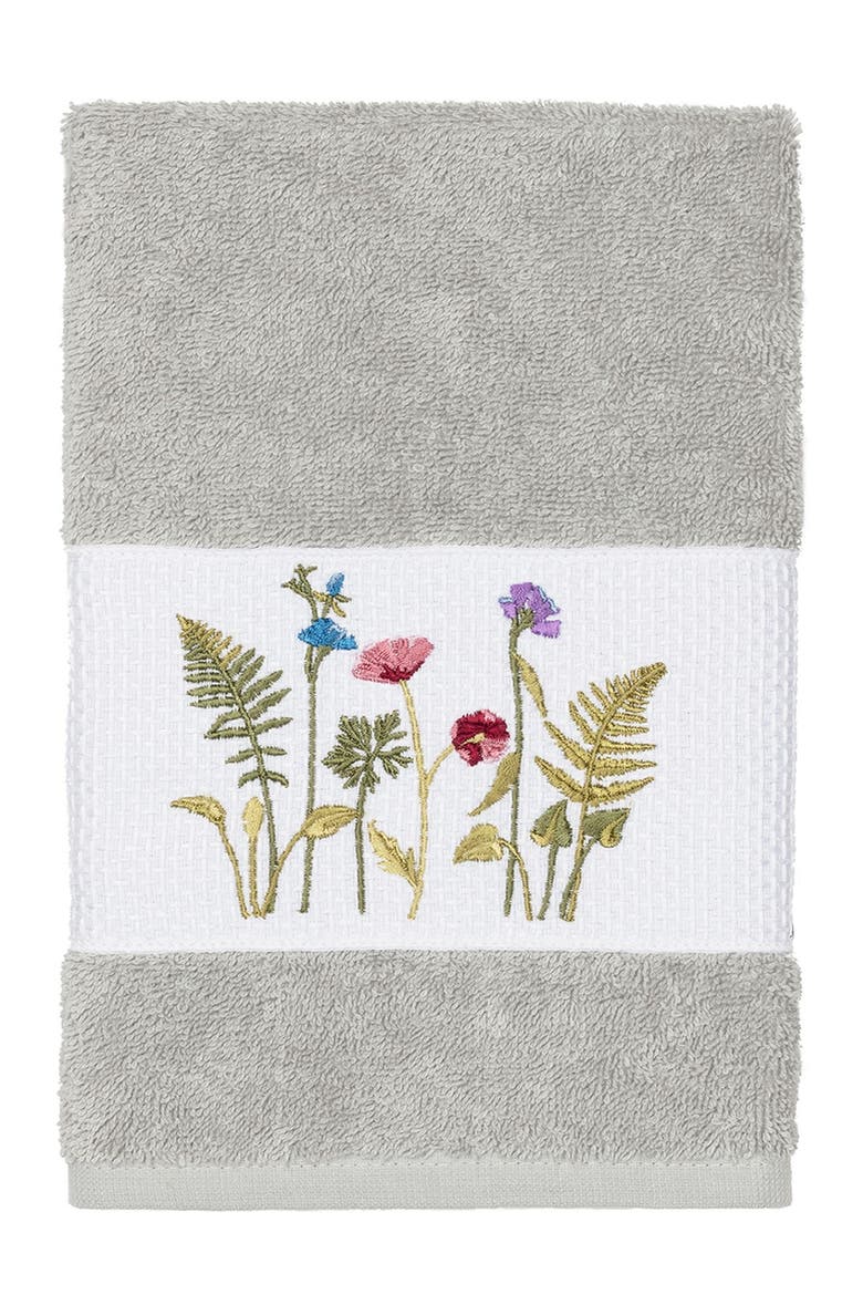 Serenity 3-Piece Embellished Towel Set - Light Grey, Alternate, color, LIGHT GREY