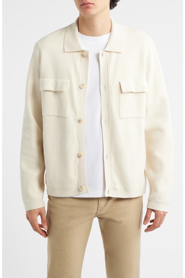 Uttoni Shirt Jacket, Main, color, OPEN WHITE