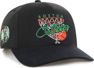 '47 Men's '47  Black Boston Celtics Nothing But Net Hitch Adjustable Hat
