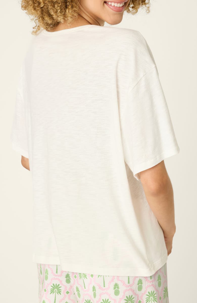 PJ Salvage Playful Print Graphic T-Shirt, Alternate, color, Ivory