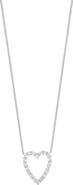Bony Levy Audrey Open Heart Diamond Pendant Necklace (Nordstrom Exclusive)