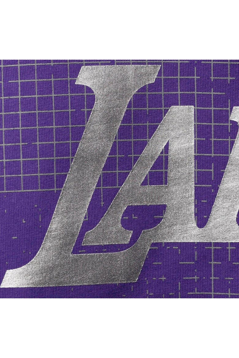 Men's Nike Purple Los Angeles Lakers Courtside Chrome T-Shirt, Alternate, color, Purple