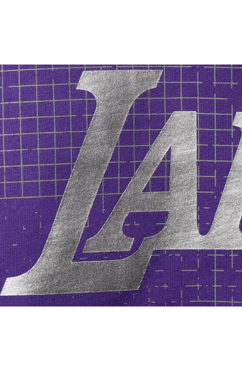 Nike Men's Nike Purple Los Angeles Lakers Courtside Chrome T-Shirt, Alternate, color, 