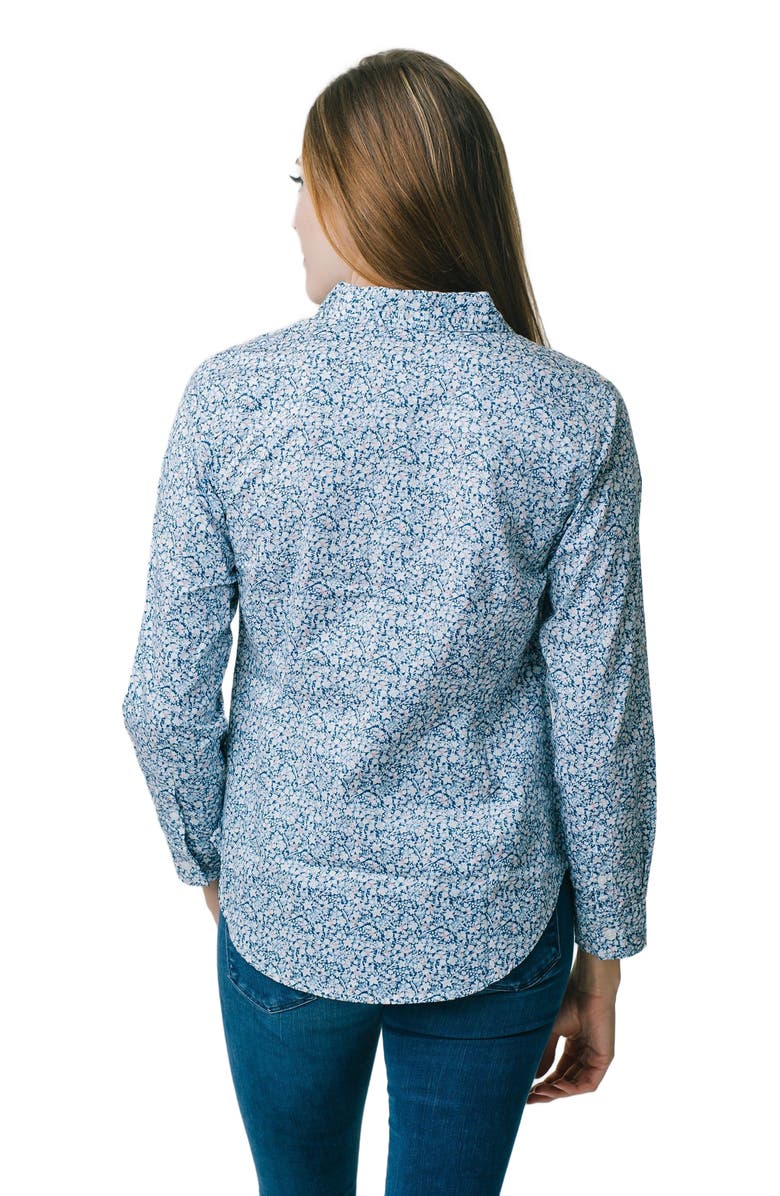 Hope & Henry Women's Poplin Classic Fit Shirt, Alternate, color, 