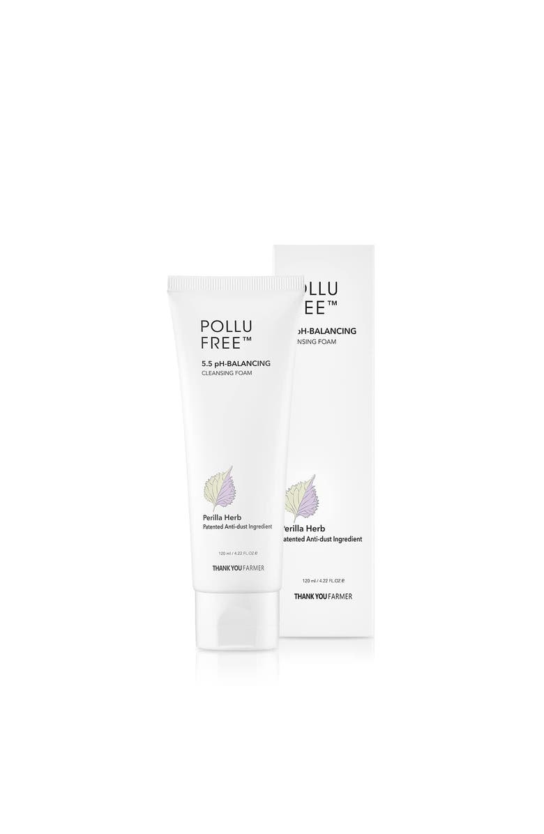 THANK YOU FARMER Pollufree pH-Balanced Cleansing Foam, Alternate, color, White