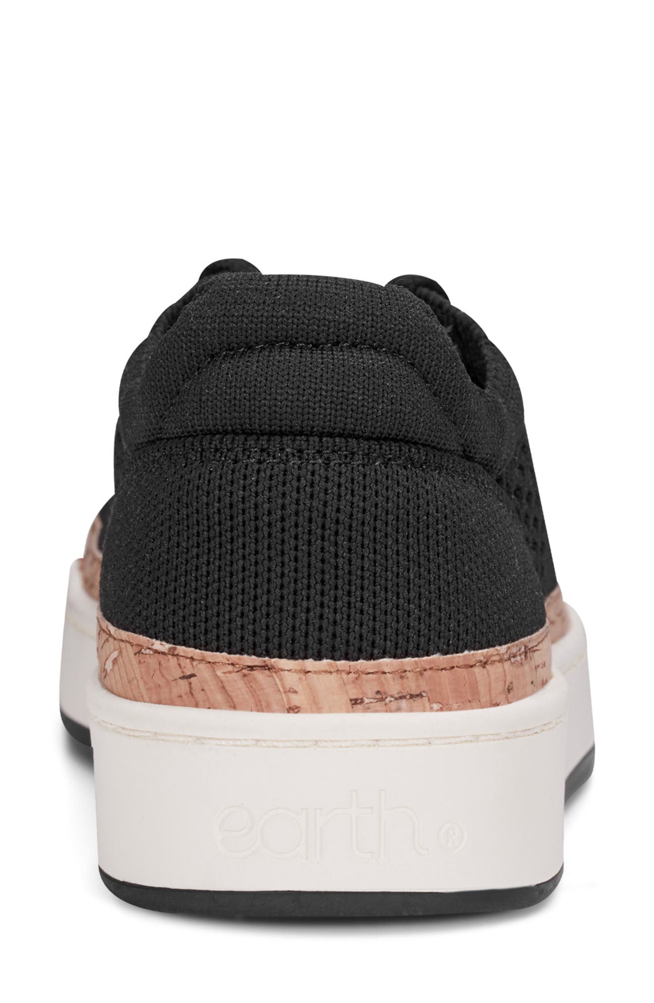 Knit Low Top Sneaker, Alternate, color, BLACK