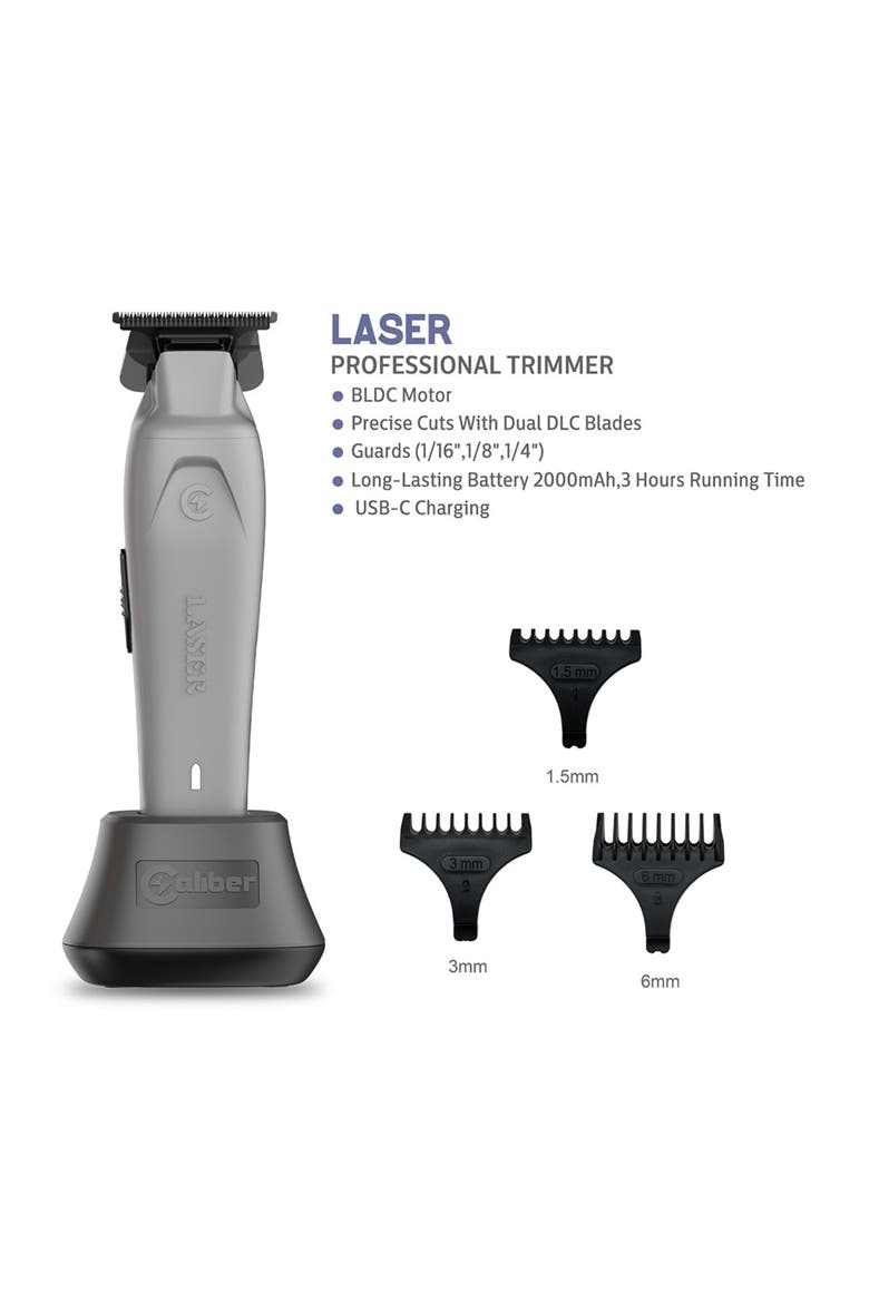 Essential 2-Piece Professional Clipper & Trimmer Set, Alternate, color, Gray