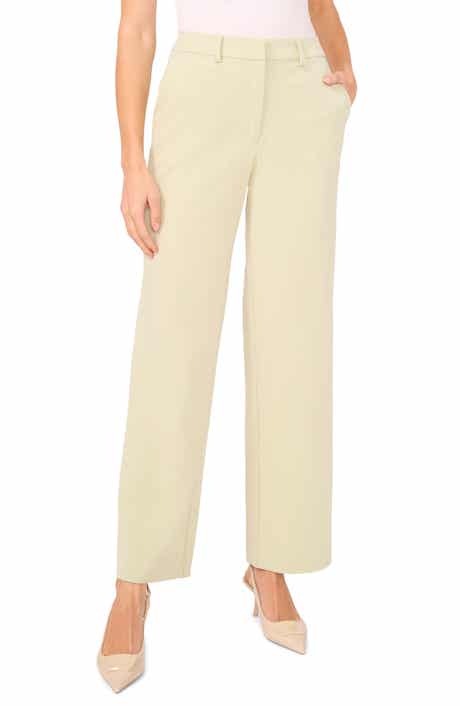 Halogen® High Waist Straight Leg Pants