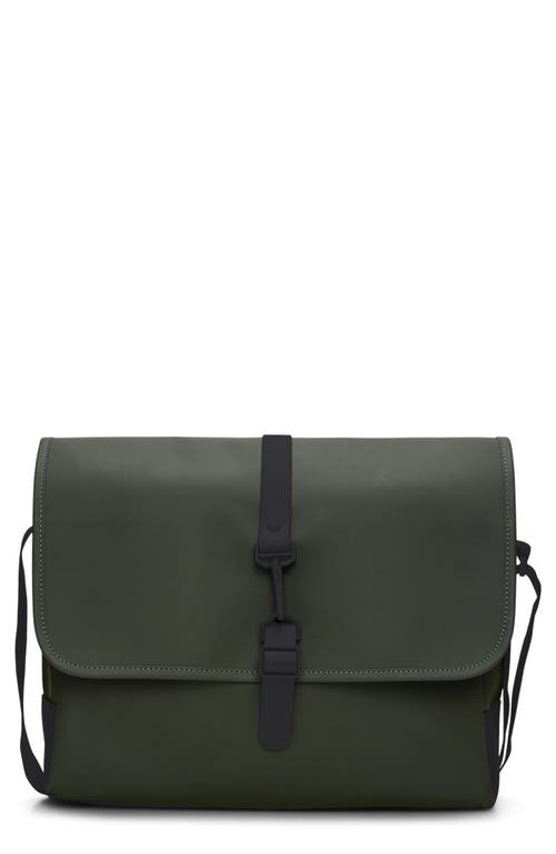 Shop Rains W3 Waterproof Messenger Bag In Green