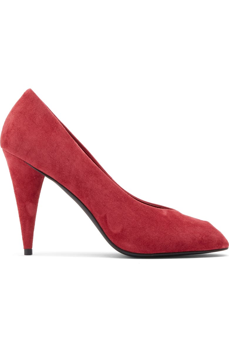 Jeffrey Campbell Sherille Peep Toe Pump, Alternate, color, Dusty Berry Suede