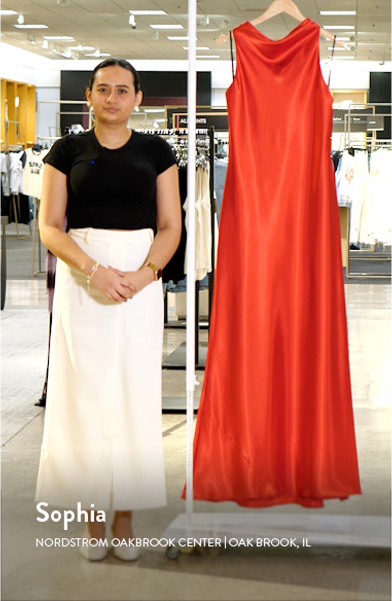 Halter Charmeuse Gown, sales video thumbnail