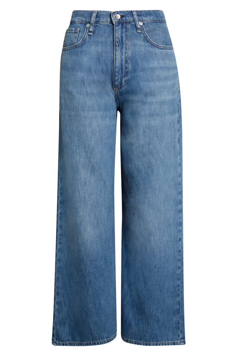 Annie Ankle Wide Leg Jeans, Alternate, color, COVINGTON
