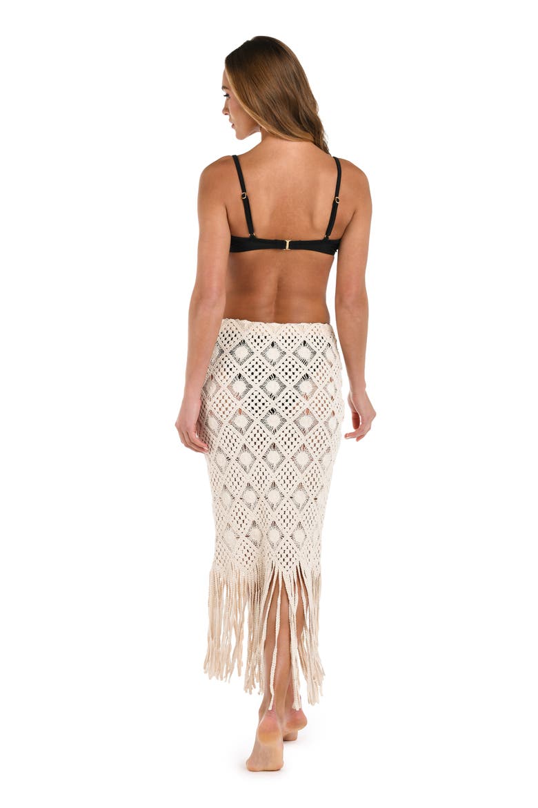 Marjorie Diamond Crochet Cover-Up Skirt, Alternate, color, NATURAL