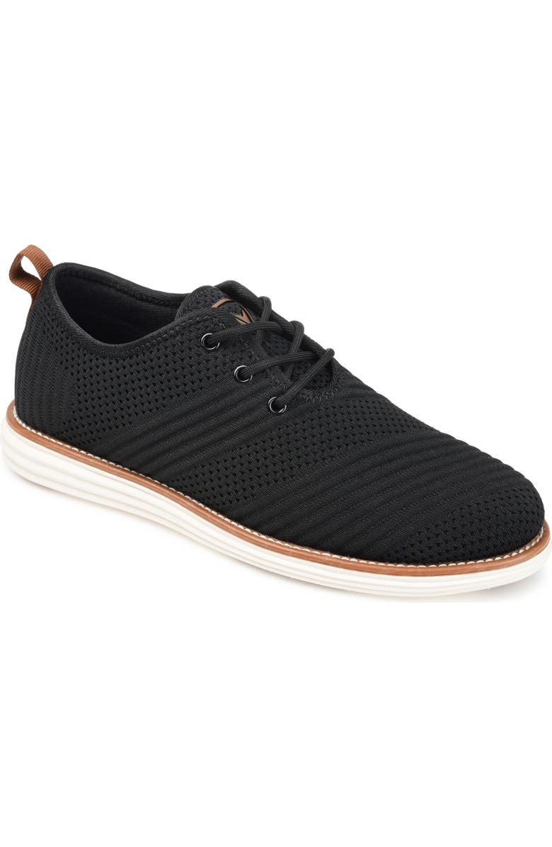 VANCE CO Novak Knit Derby Sneaker - Wide Width, Main, color, Black