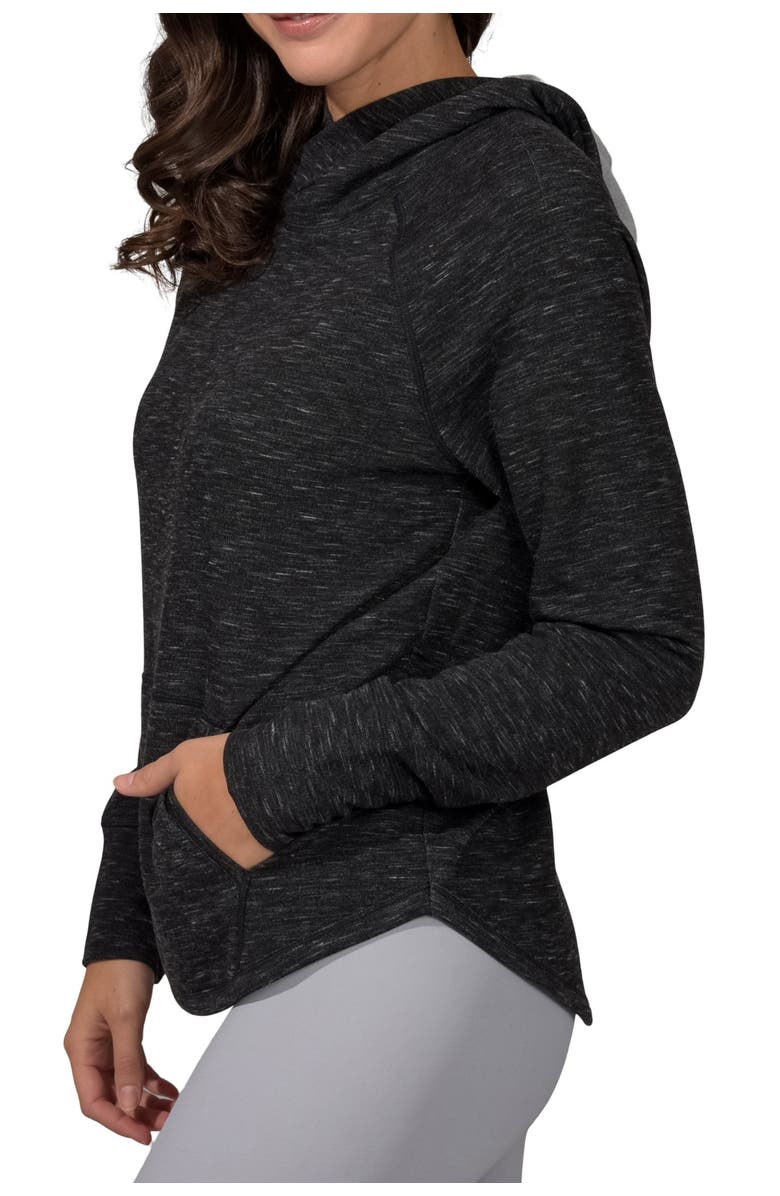 90 DEGREE BY REFLEX Brushed Hoodie with Front Pocket, Alternate, color, 
