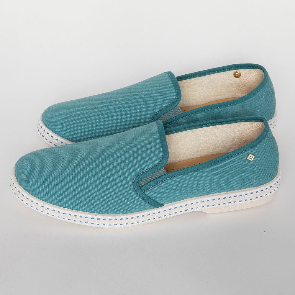Rivieras Classic Cotton Canvas Slip-On Loafer, Alternate, color, Aqua