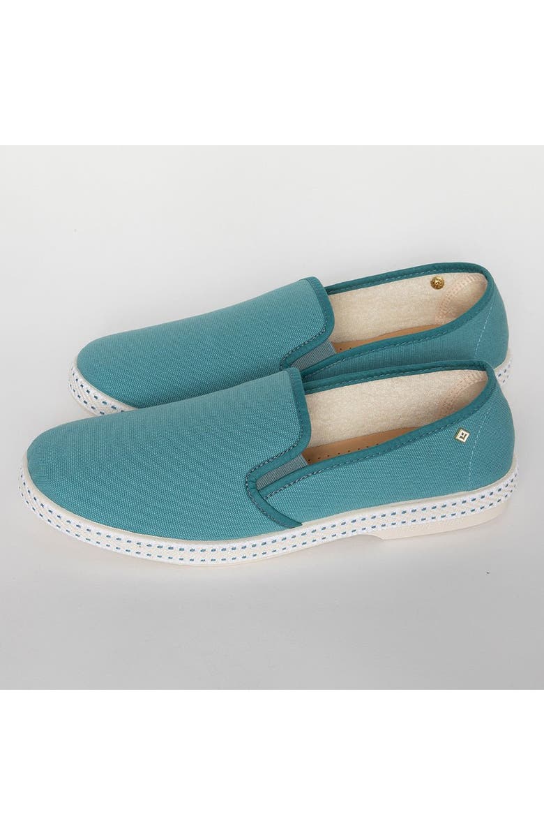 Rivieras Classic Cotton Canvas Slip-On Loafer, Alternate, color, Aqua