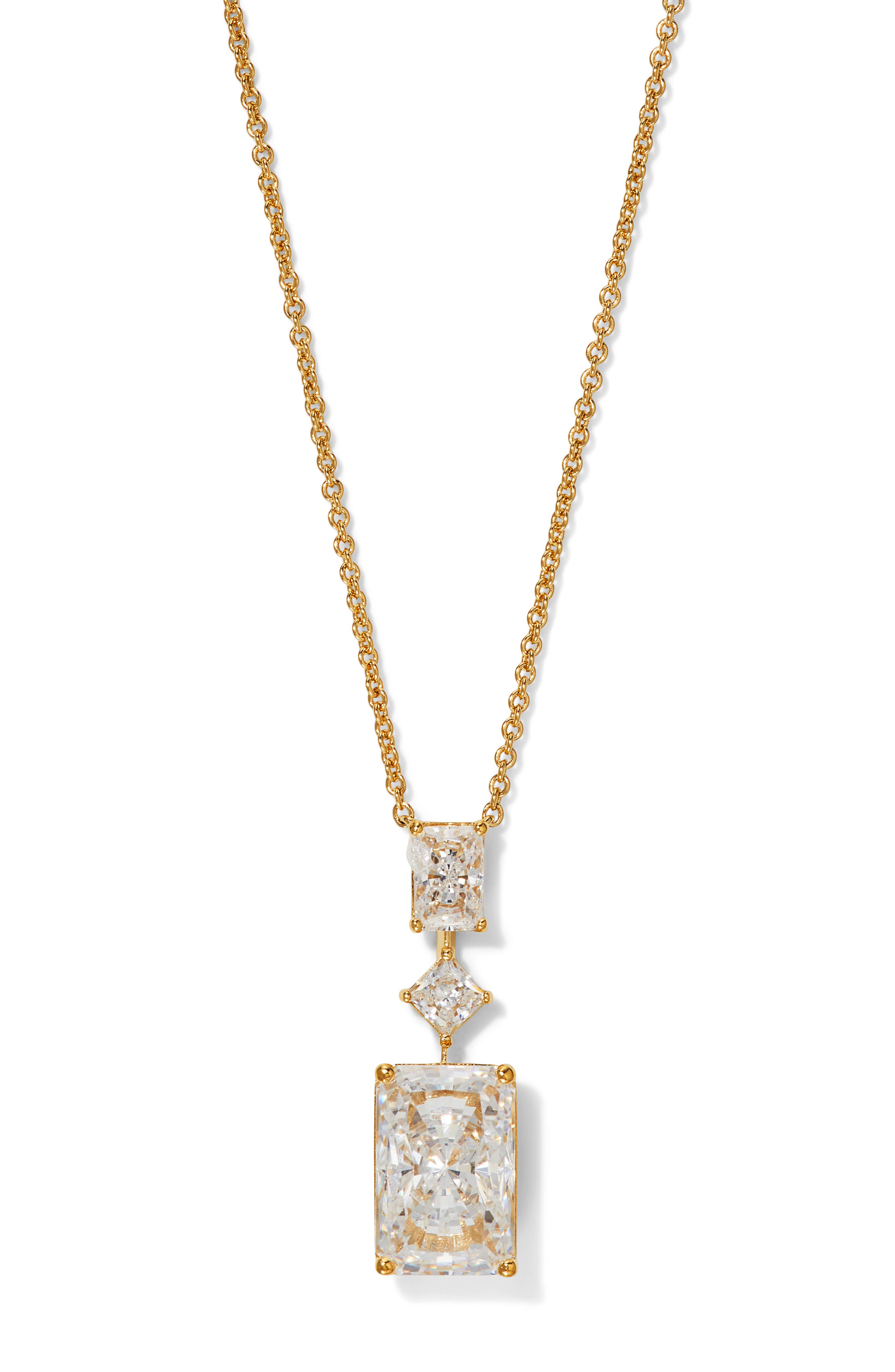 Nadri Cubic Zirconia Pendant Necklace