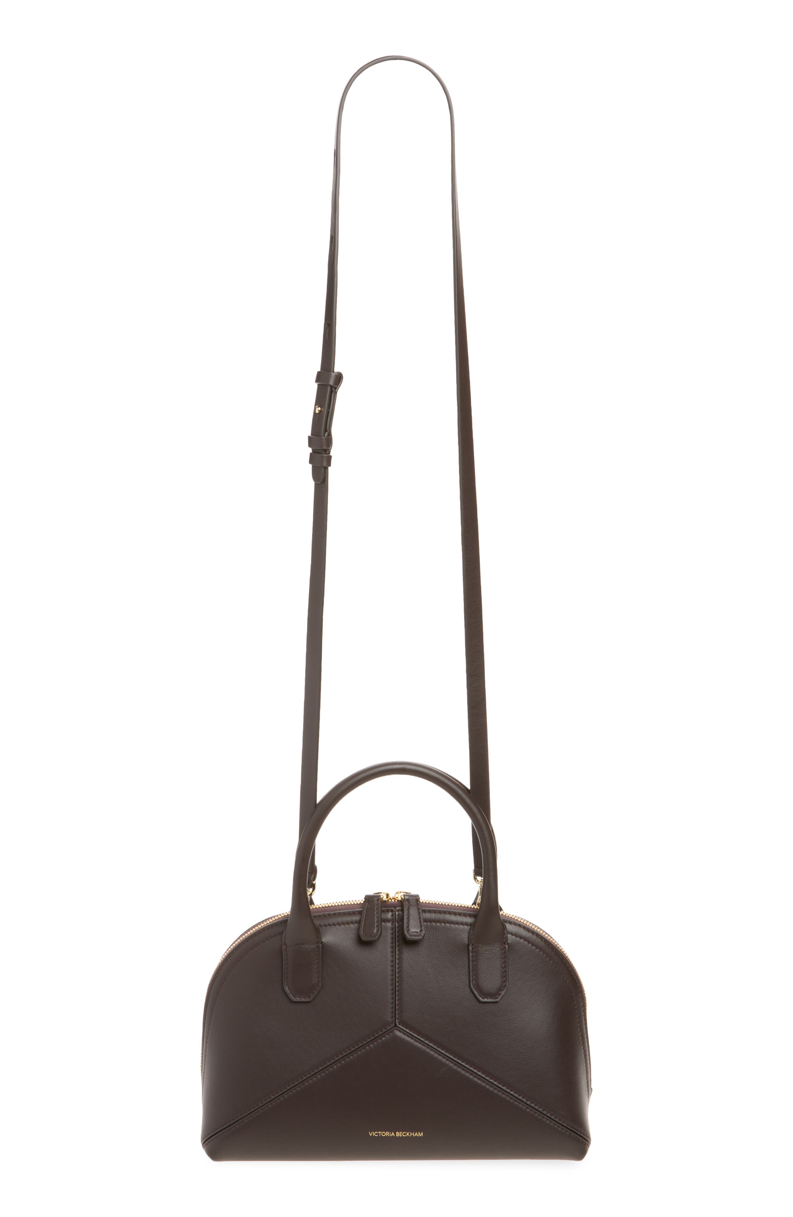 Victoria Small Leather Doctor Bag, Alternate, color, COFFEE LIQUEUR
