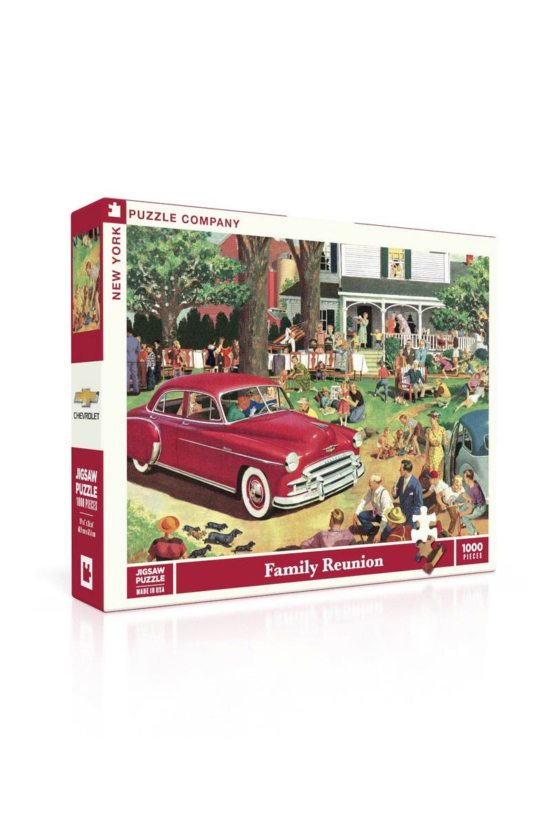 NEW YORK PUZZLE COMPANY Family Reunion 1000 Piece Puzzle, Alternate, color, 