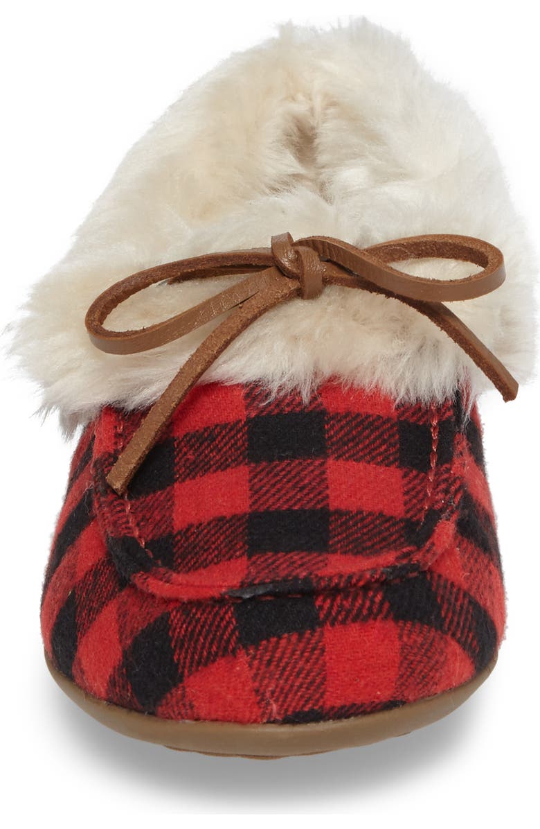 VIONIC WITH ORTHAHEEL Vionic Juniper Faux Fur Slipper, Alternate, color,