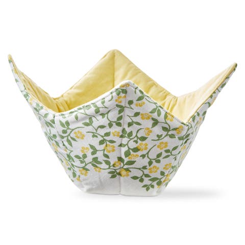 Cozy Cocoon Quilted Cotton Bowl Cozy Multi 8 x 8 x 2.5 in Kitchen Accessory