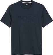 BOSS Thompson Floral Logo Cotton Graphic T-Shirt