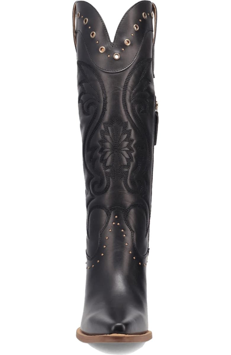 Dingo Rock N Rebel Knee High Western Boot, Alternate, color, Black