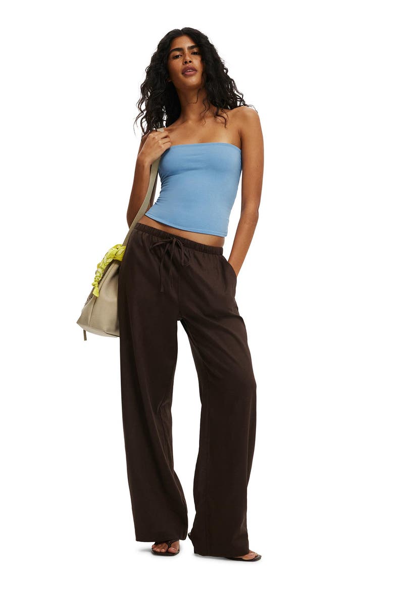 Women's Haven Wide Leg Pant, Alternate, color, Dark Oak