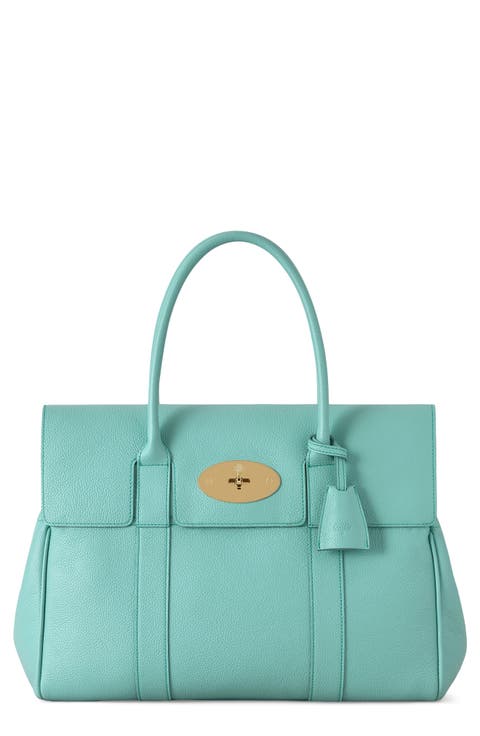 Bayswater Grained Leather Satchel