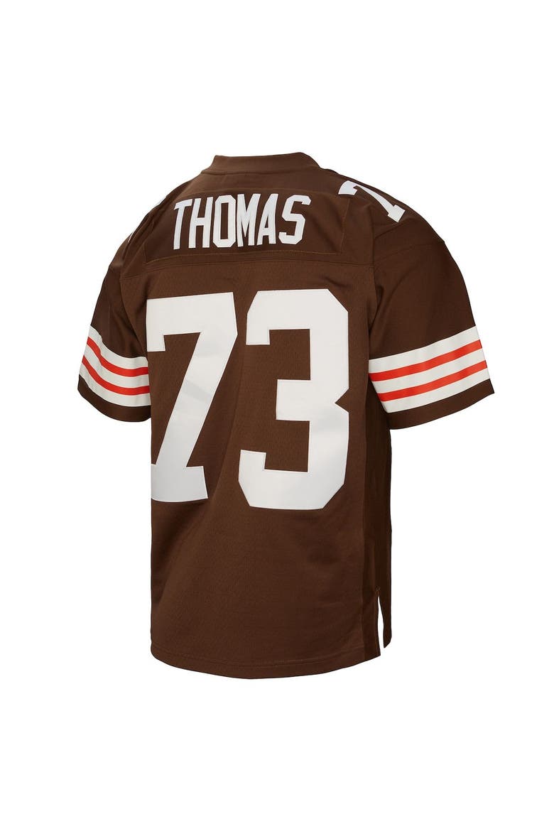 Men's Mitchell & Ness Joe Thomas Brown Cleveland Browns Legacy Replica Jersey, Alternate, color, Brown