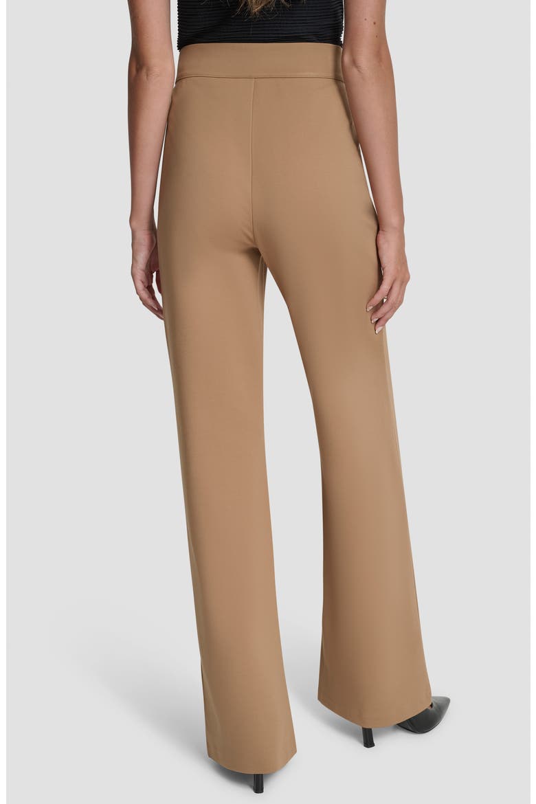 Flare Hem Ponte Pants, Alternate, color, TRUFFLE